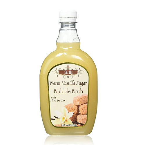 Silk Warm Vanilla Sugar Bubble Bath with Shea Butter, 24 oz