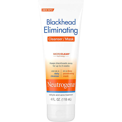 Neutrogena Blackhead Eliminating 2-1 Cleanser Mask, 4 oz