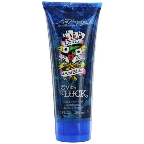 Christian Audigier Ed Hardy Love & Luck Hair and Body Wash, 6.7 oz (for Men)