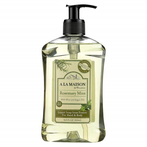 A La Maison de Provence Rosemary Mint Hand Body Wash, 16.9 oz