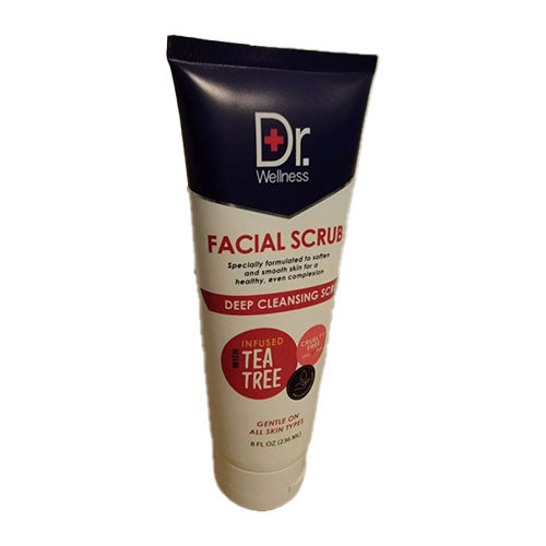 Dr. Wellness Facial Scrub Deep Cleansing Scrub Tea Tree, 8 fl oz