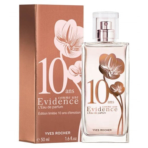 Yves Rocher Comme Une Evidence L'Eau de Parfum 10 ans Edition limitee 10 ans d'emotion, 1.6 oz