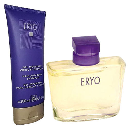 Yves Rocher Eryo Fragrance 2-piece Gift Set for Men: Eryo EDT,3.4 oz/ Eryo Hair and Body Shampoo, 6.7 oz