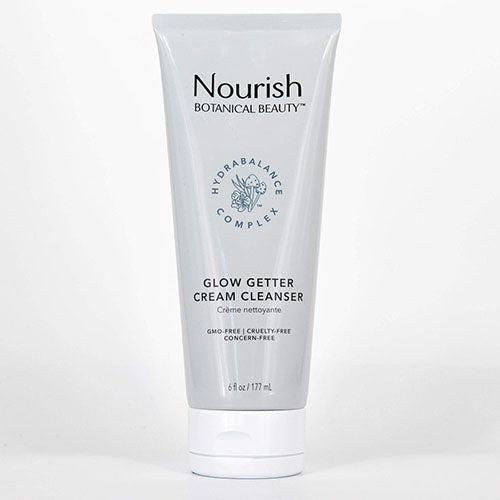 Nourish Botanical Beauty  Hydrabalance Complex Glow Getter Cream Cleanser, 6 oz