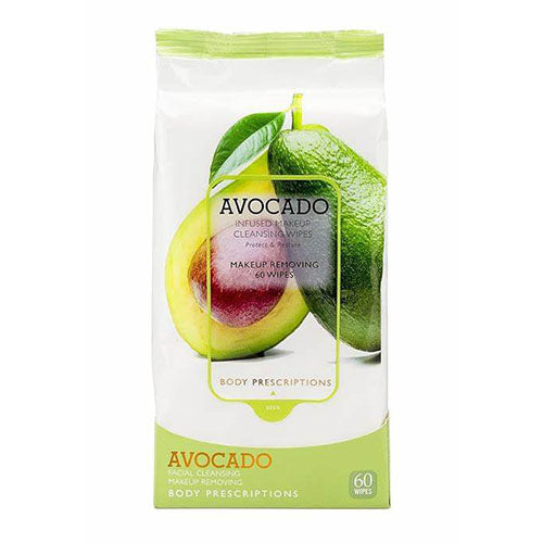 Body Prescriptions Avocado Infused Makeup Cleansing Makeup Removing 60 wipes