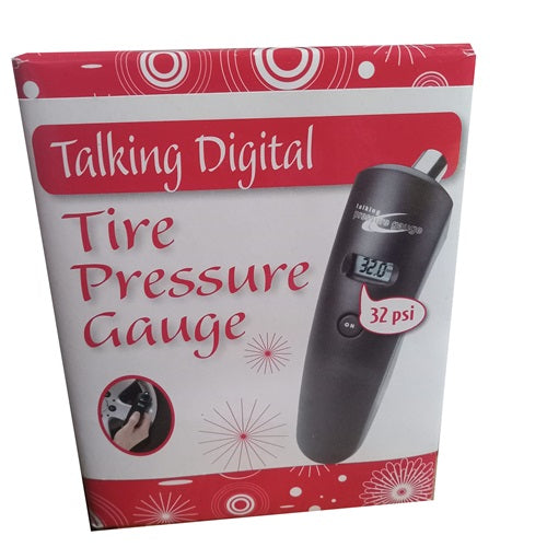 Talking Digital Tire Pressure Gauge 32 psi