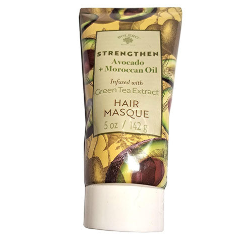 Bolero Strenghthen Avocado + Moroccan Oil Infused with Green Tea Extract  Hair Masque,  5 oz