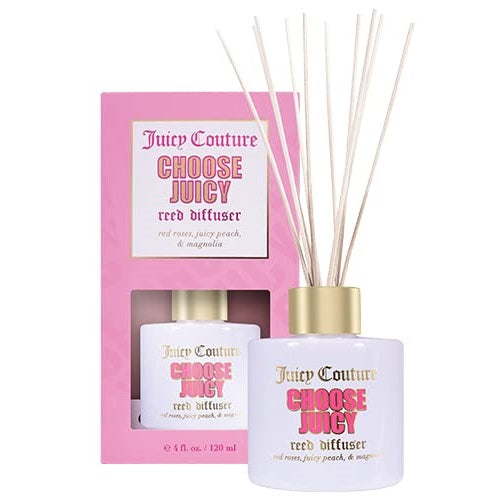 Juicy Couture Choose Juicy Ree Diffuser Red Roses, Juices Peach & Magnolia, 4 oz