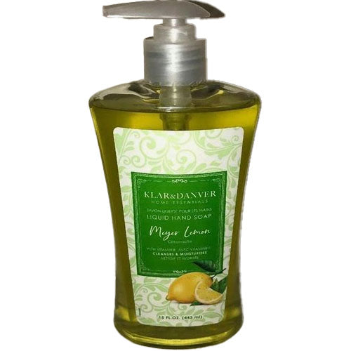 Klar & Danver Meyer Lemon Hand Soap, 15 oz