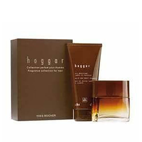 Yves Rocher Hoggar Fragrance 2-piece Gift Collection for Men: Hoggar Eau de Toilette, 2.5 oz & Hoggar Hair and Body Shampoo, 6.7 oz