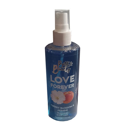 Bath & Beauty Love Forever Cherry Blossom & Jasmine Body Mist Spray 8.4 oz