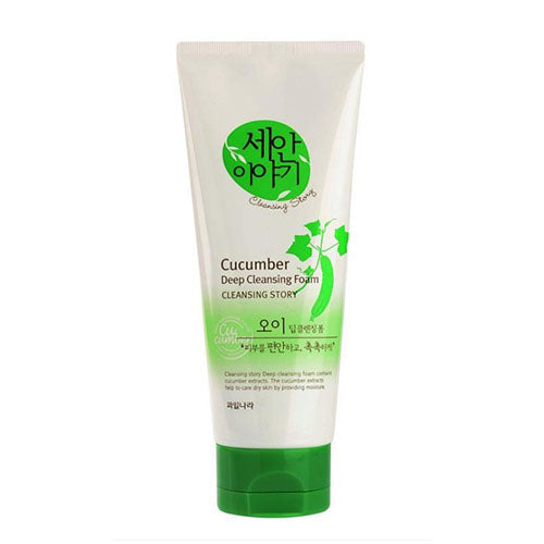 Welcos Cucumber Deep Cleansing Foam, 120 ml