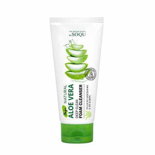 The Skin of Queen SOQU Natural Aloe Vera Deep Cleen Foam Cleanser