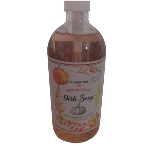 La Cuisine Verte Pumpkin Spice Dish Soap, 21.5 oz