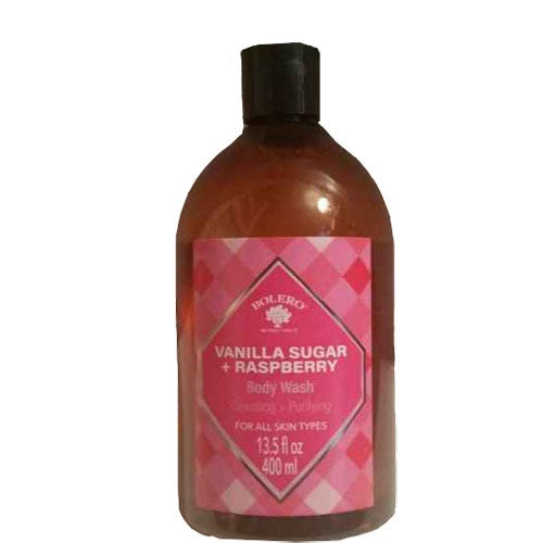 Bolero Beverly Hills Vanilla Sugar and Raspberry Bath Wash, 13.5 oz